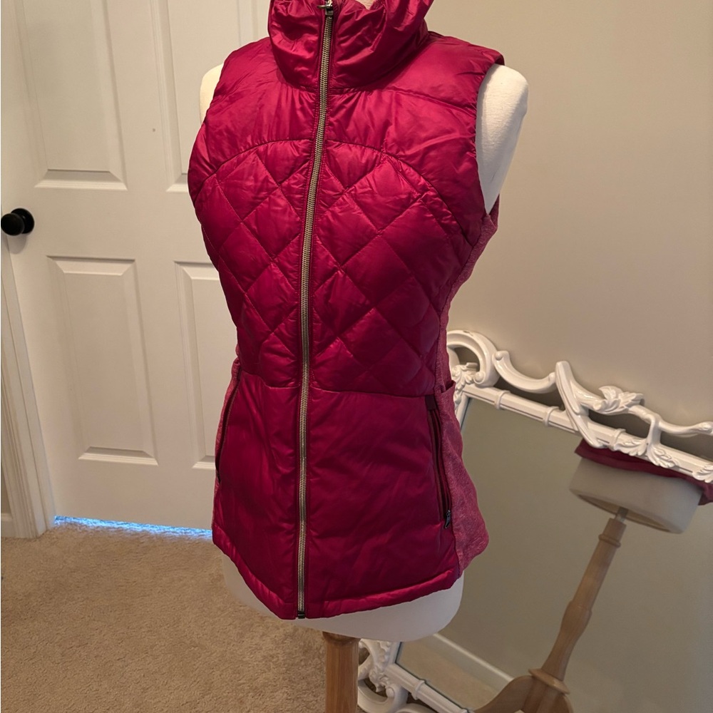Women's Quilted Pink Vest